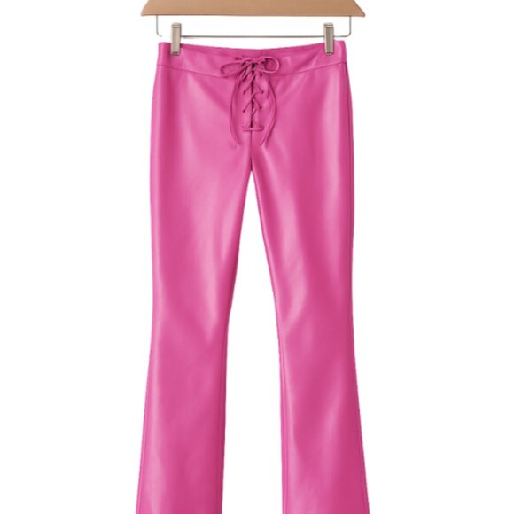 Revolve h:ours Annalise Pant in Hot Pink NWOT Size Small - Picture 5 of 5